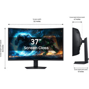 Samsung Samsung 37" Odyssey G7 G75F 4K 165Hz Curved Gaming Monitor - Black
