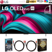 LG 42 Inch Class C5 Series OLED Smart webOS TV 2025 + 26 Month Protection Bundle