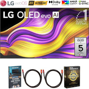 LG 65 Inch G5 Series OLED evo Smart webOS TV 2025 with 2 Year Protection Bundle