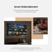 Samsung The Freestyle Projector 2nd Gen w/Gaming Hub +Battery Base + 2YR Warranty Bundle