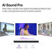 LG 9.1.5 Ch Soundbar with Rear Speakers and Subwoofer + 26 Months Protection Bundle