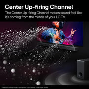 LG Soundbar for TV w/ Wireless Rear Speakers 7.1.3 Ch + 26 Months Protection Bundle