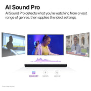 LG Soundbar for TV w/ Wireless Rear Speakers 7.1.3 Ch + 26 Months Protection Bundle