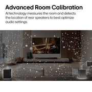LG Soundbar for TV w/ Wireless Rear Speakers 5.1.3 Ch + 26 Months Protection Bundle