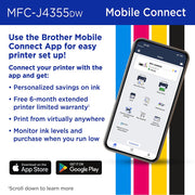 Brother INKvestment Wireless All-in-One Inkjet Printer w/ Print Like A Pro Bundle