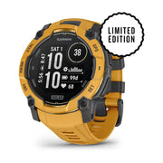 Garmin Instinct 3 - 50 mm GPS Smartwatch SOLAR Sunburst + Charging Dock Bundle
