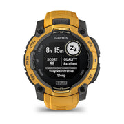 Garmin Instinct 3 - 45 mm GPS Smartwatch SOLAR Sunburst + Charging Dock Bundle