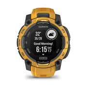 Garmin Instinct 3 - 45 mm GPS Smartwatch SOLAR Sunburst + Charging Dock Bundle