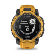 Garmin Instinct 3 - 45 mm GPS Smartwatch SOLAR Sunburst + Charging Dock Bundle