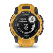 Garmin Instinct 3 - 50 mm GPS Smartwatch SOLAR Sunburst + Charging Dock Bundle