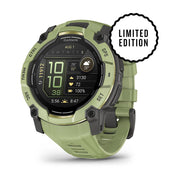 Garmin Instinct 3 50 mm GPS Smartwatch AMOLED Fern Green + Charging Dock Bundle