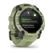 Garmin Instinct 3 50 mm GPS Smartwatch AMOLED Fern Green + Charging Dock Bundle