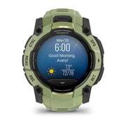 Garmin Instinct 3 50 mm GPS Smartwatch AMOLED Fern Green + Charging Dock Bundle