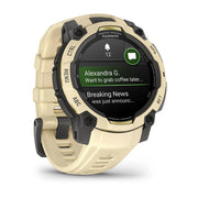 Garmin Instinct 3 - 45 mm GPS Smartwatch AMOLED Citrine + Charging Dock Bundle