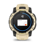Garmin Instinct 3 - 45 mm GPS Smartwatch AMOLED Citrine + Charging Dock Bundle