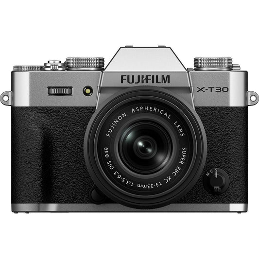 Fujifilm X-T30 III 26.1MP 6.2K Camera Body with XC13-33mm Lens, Charcoal Silver