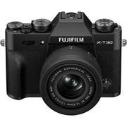 Fujifilm X-T30 III 26.1MP 6.2K Camera Body with XC13-33mm Lens, Black