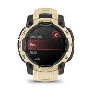 Garmin Instinct 3 - 45 mm GPS Smartwatch AMOLED Citrine with Protection Bundle