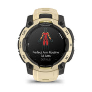 Garmin Instinct 3 - 45 mm GPS Smartwatch AMOLED Citrine with Protection Bundle