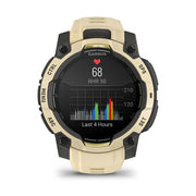 Garmin Instinct 3 - 45 mm GPS Smartwatch AMOLED Citrine with Protection Bundle