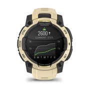 Garmin Instinct 3 - 45 mm GPS Smartwatch AMOLED Citrine with Protection Bundle