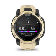 Garmin Instinct 3 - 45 mm GPS Smartwatch AMOLED Citrine with Protection Bundle