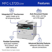 Brother Digital Color All-in-One Printer Duplex, Mobile w/ Print Like A Pro Bundle