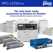 Brother Digital Color All-in-One Printer with Tech Smart USA Software Bundle