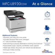 Brother Business Color Laser All-in-One Printer + Tech Smart USA Software Bundle