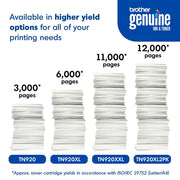 Brother Genuine Super High Yield Toner Cartridge, Black (TN920XXL)