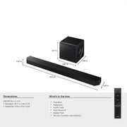 Samsung 5.1.2 ch. Q-series Dolby Atmos Soundbar System (2026) w/ 26 Month Protection Kit