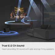 Samsung 5.1.2 ch. Q-series Dolby Atmos Soundbar System (2026) w/ 26 Month Protection Kit