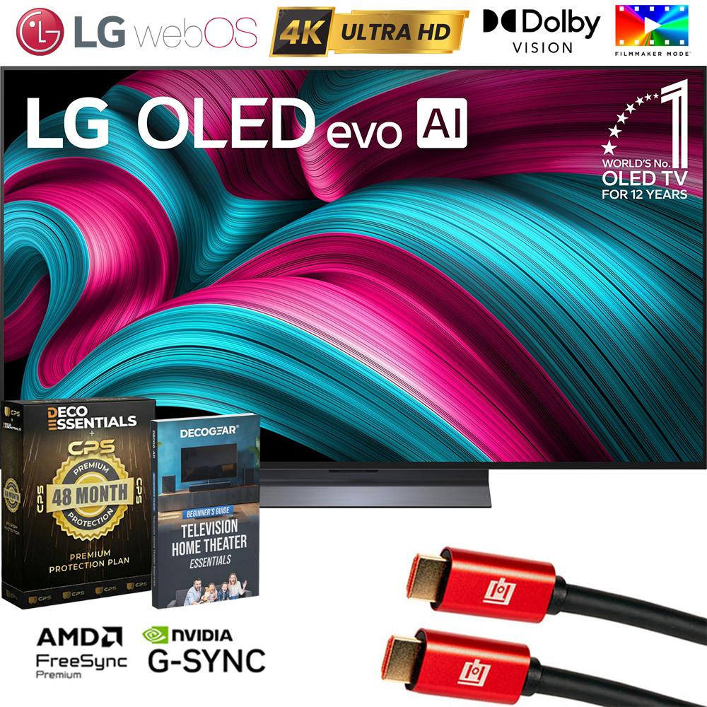 LG 55" C5 Series OLED evo 4K UHD Smart webOS TV (2025) w/ 4 Year Warranty Bundle