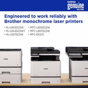 Brother Genuine Super High Yield Toner Cartridge Black with Printer Softwares