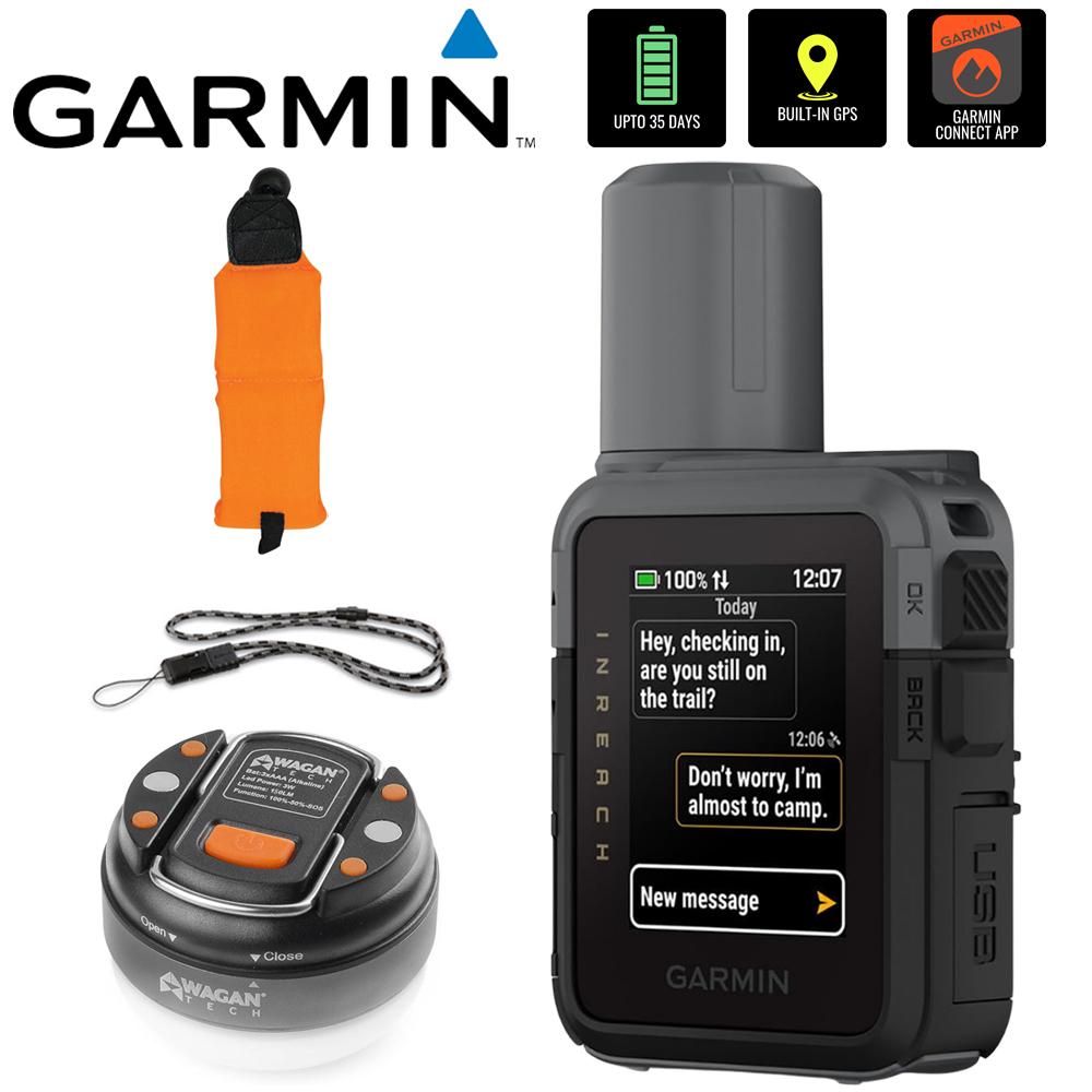 Garmin inReach Mini 3 Compact SOS Satellite Communicator with Accessories Bundle