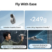 DJI Flip Drone with 4K UHD Camera 3-Axis Gimbal Open Box + 1 Year Warranty
