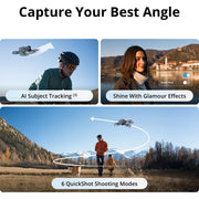 DJI Flip Drone with 4K UHD Camera 3-Axis Gimbal Open Box + 1 Year Warranty