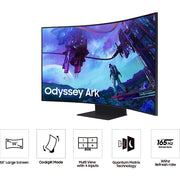 Samsung Ark 2 55" 4K Mini-LED Curved Gaming Screen Open Box with 1 Year Warranty