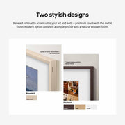 Samsung 85" The Frame Customizable Bezel Sand Gold Open Box + 1 Year Warranty
