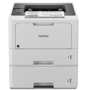 Brother Business Monochrome Laser Printer with Dual Paper Trays + Toner Black