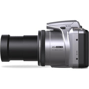 Minolta 20 MP / 1080P FHD Bridge Camera w/ 40x Zoom (Silver) + Bag and 64GB Card
