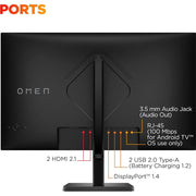 Hewlett Packard OMEN by HP 31.5 inch Smart Gaming Monitor - Open Box