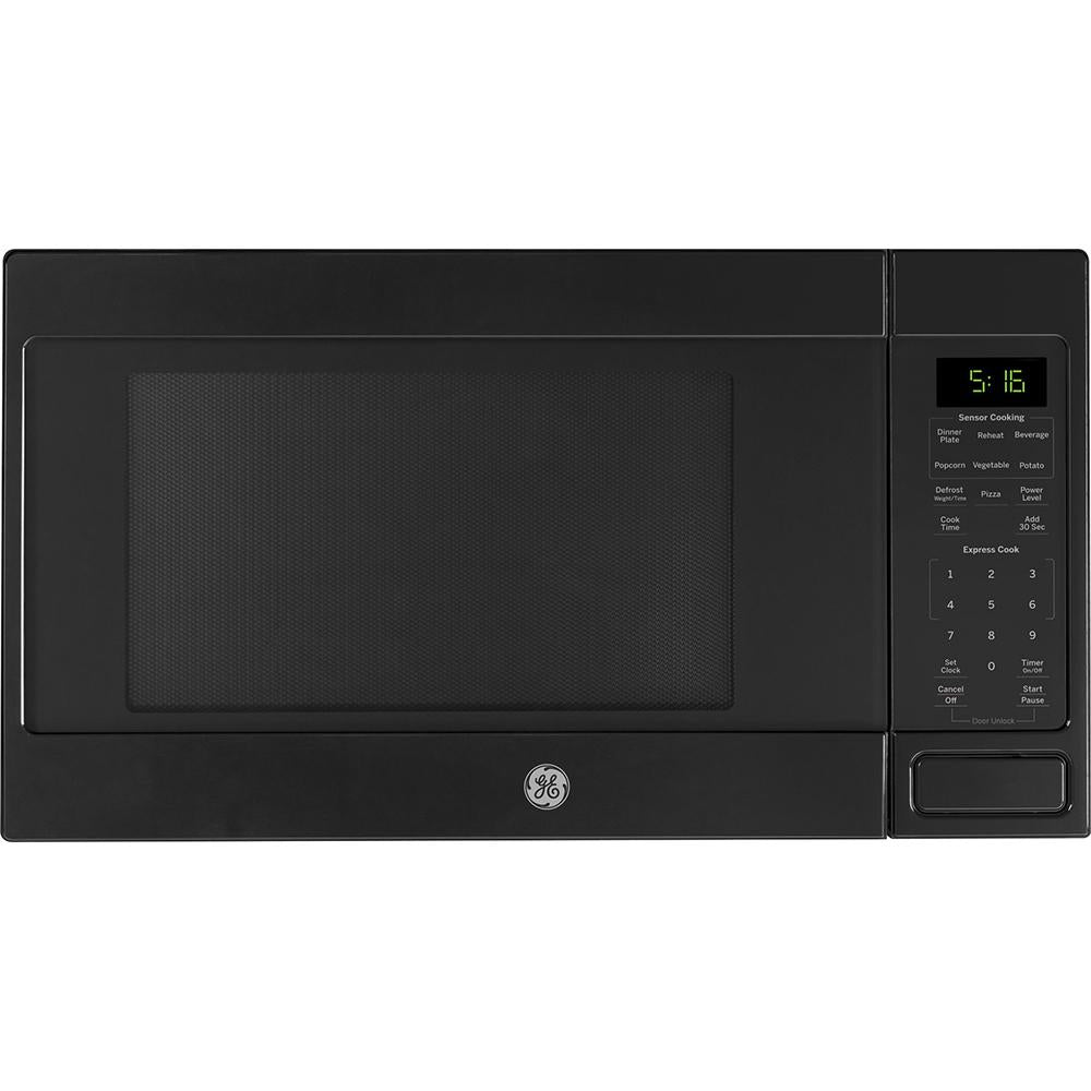 GE 1.6 Cu. Ft. 1,150-watt Countertop Microwave Oven, Black