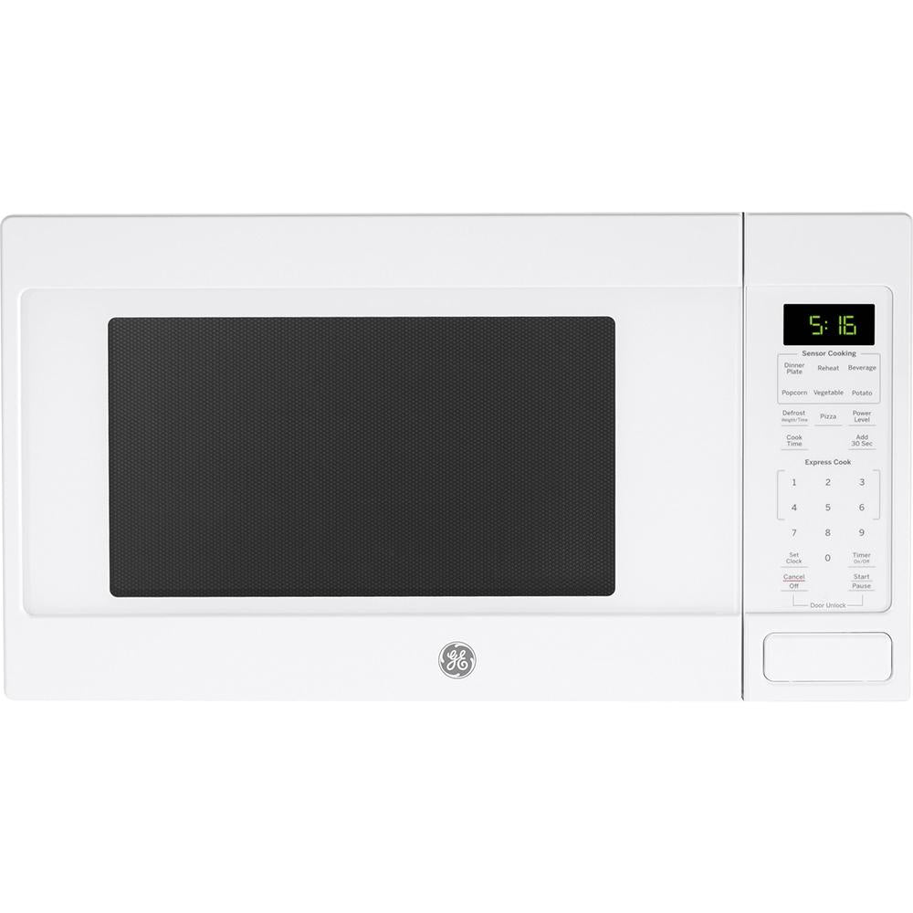 GE 1.6 Cu. Ft. 1,150-watt Countertop Microwave Oven, White