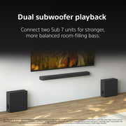 Sony SA-SW7 BRAVIA Theatre Sub 7 100W Additional Wireless Subwoofer