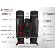ATN Binox 6 Dual 6-48x 256x192 Day/Night Thermal Multispectral Binoculars