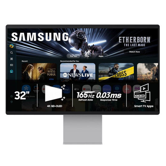 Samsung  32" OLED M9 (M90SF) Smart Monitor with 4K QD-OLED, 165Hz