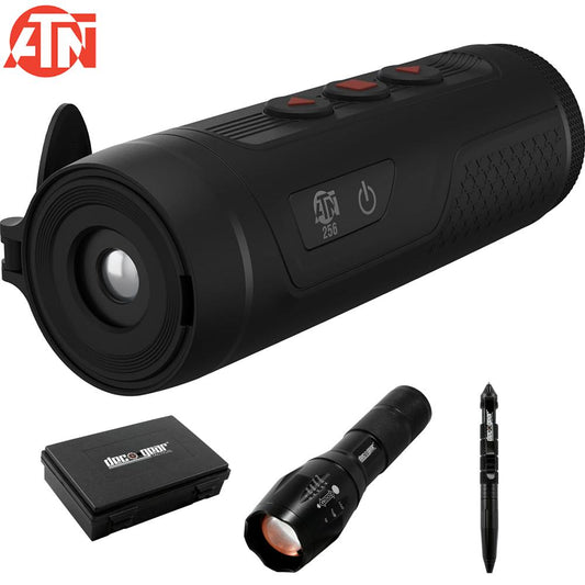 ATN BlazeSeeker 6 207 1.2-9.6x 256x192 7mm Thermal Monocular + Tactical Bundle
