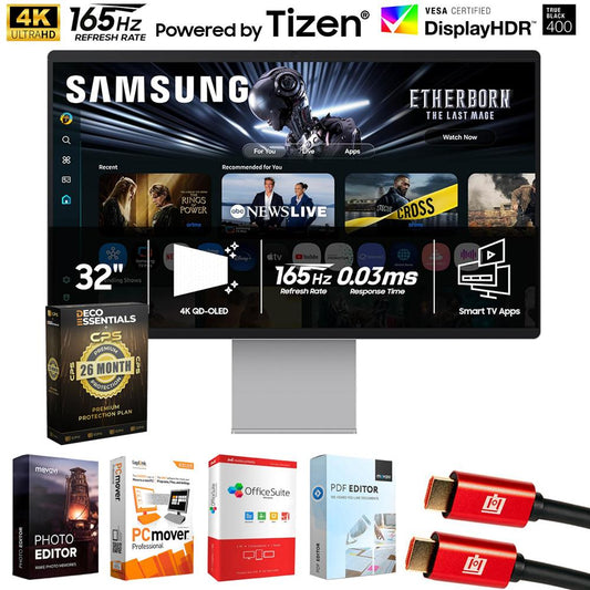 Samsung 32" OLED M9 (M90SF) 4K QD-OLED Monitor + 26 Months Protection Bundle