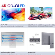 Samsung 32" OLED M9 (M90SF) 4K QD-OLED Monitor + 26 Months Protection Bundle